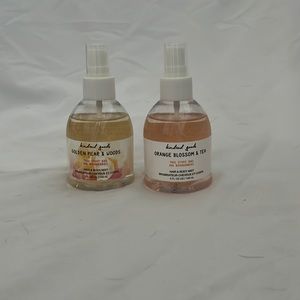 golden pair  and orange blossom perfumes